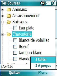 Mode je fais mes courses
